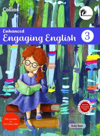 Book cover number 1 for Collins Enhanced Engaging English 3 (NCF 2023) Preparatory Stage written by Ruby Bose published by Harper Collins Publishers