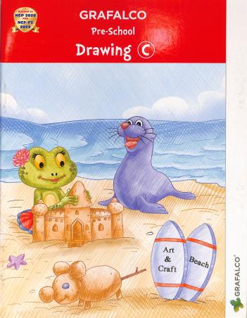 Book cover number 1 for Grafalco Pre-School Drawing C (NEP 2020 & NCF-FS 2022) written by NA published by Grafalco