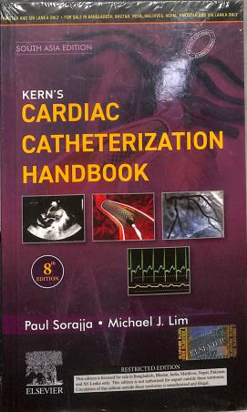 Book cover number 1 for Kern's Cardiac Catheterization Handbook (South Asia Edition) written by Paul Sorajja, Michael J. Lim published by Elsevier