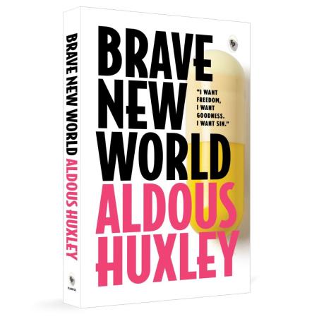 Book cover number 1 for Brave New World written by Aldous Huxley published by Fingerprint Publishing