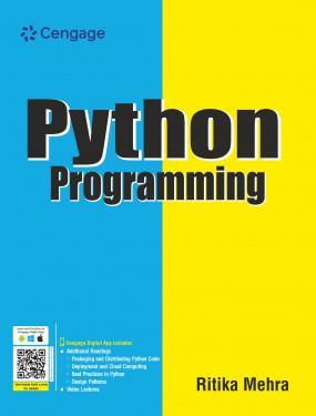 Book cover number 1 for Python Programming written by Ritika Mehra published by Cengage Learning India Private Limited