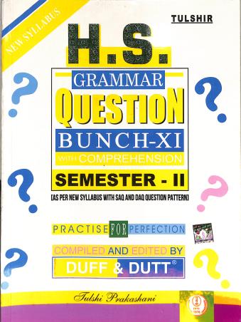 Book cover number 1 for H. S. Grammar Question Bunch 11 With Comprehension Semester 2 (2025) written by NA published by Tulshi Prakashani