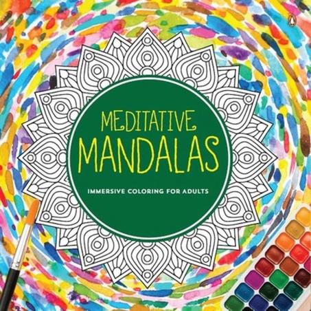 Book cover number 1 for Meditative Mandalas (Immersive Colouring For Adults) written by NA published by Penguin Books