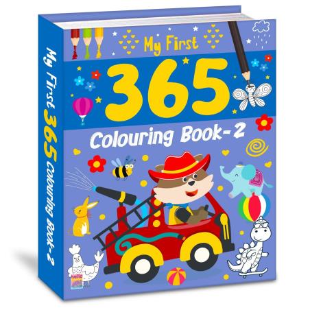 Book cover number 1 for 365 Colouring Book 2 written by NA published by Brijbasi Art Press Ltd