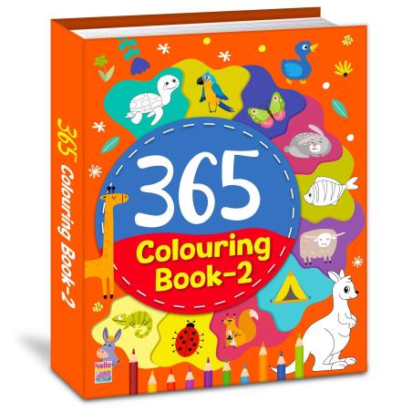 Book cover number 1 for 365 Coloring Book 2 written by NA published by Brijbasi Art Press Ltd