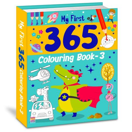 Book cover number 1 for My First 365 Colouring Book 3 written by NA published by Brijbasi Art Press Ltd