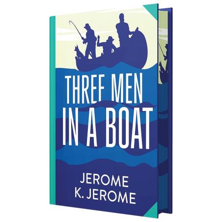 Book cover number 1 for Three Men In A Boat written by Jerome K. Jerome published by Wilco Publishing House