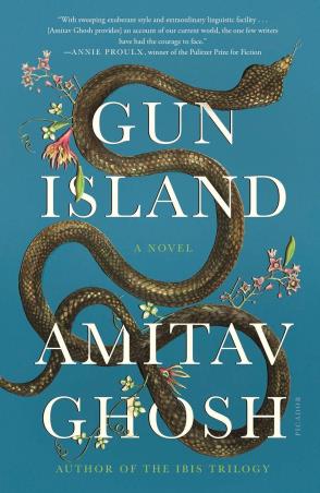 Book cover number 1 for Gun Island written by Amitav Ghosh published by Picador