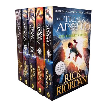 Book cover number 1 for Trials Of Apollo Boxset written by Rick Riordan published by Puffin