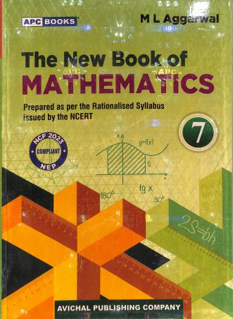 Book cover number 1 for APC The New Book Of Mathematics 7 (NEP / NCF 2023) written by M. L. Aggarwal published by Avichal Publishing Company