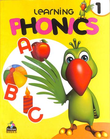 Book cover number 1 for Learning Phonics 1 written by NA published by Pinwheel Publications