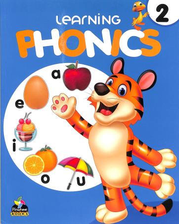 Book cover number 1 for Learning Phonics 2 written by NA published by Pinwheel Publications