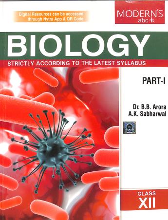 Book cover number 1 for Modern's abc+ Of Biology Class 12 Part 1 & 2 (2026-2027) CBSE written by B. B. Arora, A. K. Sabharwal published by Modern Publishers