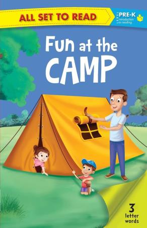 Book cover number 1 for All Set To Read : Fun At The Camp written by NA published by Om Books