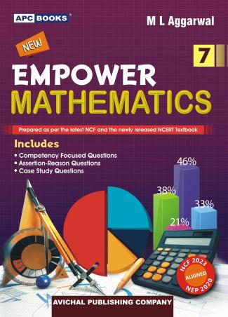 Book cover number 1 for APC New Empower Mathematics 7 (NEP 2020 / NCF 2023) written by M. L. Aggarwal published by Avichal Publishing Company