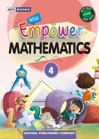 Book cover number 1 for APC New Empower Mathematics 4 (NEP 2020 / NCF 2023) written by Neeraj Raj Jain published by Avichal Publishing Company