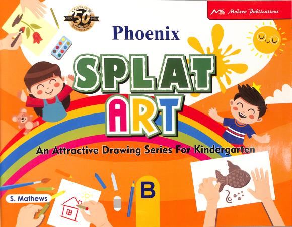 Book cover number 1 for Phoenix Splat Art B -  An Attractive Drawing Series For Kindergarten written by NA published by Modern Publications