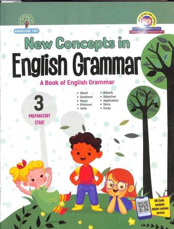 Book cover number 1 for New Concepts In English Grammar 3 (Preparatory Stage) NEP / NCF written by A. K. Gandhi published by Knowledge Tree Books