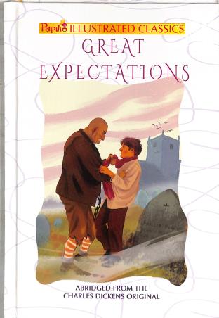 Book cover number 1 for Great Expectations (Papilo Illustrated Classics) written by Charles Dickens published by Projapoti