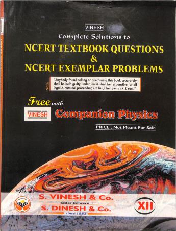 Book cover number 2 for Vinesh Companion Physics 12 Volume 1 & 2 CBSE (2026-27) NEP 2020 / NCF 2023 written by P. C. Patyal, Sushil K. Katna published by S. Dinesh & Co.