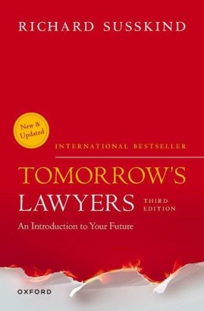 Book cover number 1 for Tomorrow's Lawyers written by Richard Susskind published by Oxford University Press