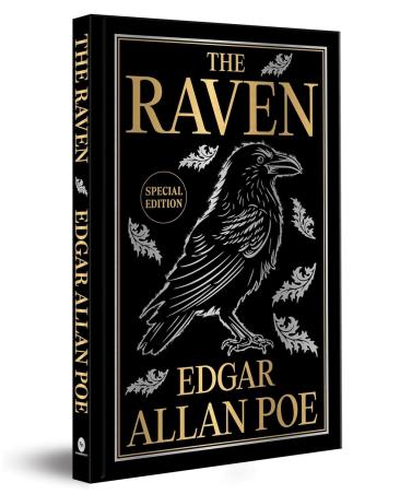Book cover number 1 for The Raven (Deluxe Hardbound Edition) written by Edgar Allan Poe published by Fingerprint Publishing