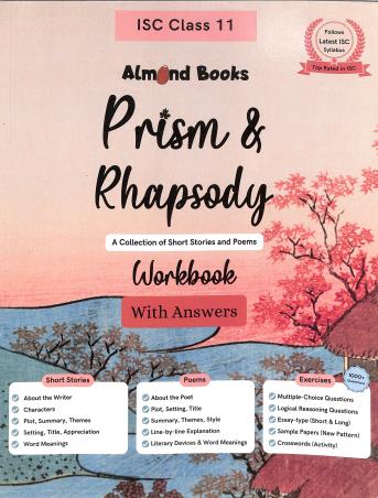 Book cover number 1 for Prism & Rhapsody Workbook With Answers ISC Class 11 (2026-27) written by NA published by Almond books
