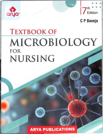 Book cover number 1 for Textbook Of Microbiology For Nursing (7th Edition) written by C. P. Baveja published by Arya Publications