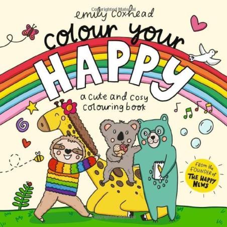 Book cover number 1 for Colour Your Happy written by Emily Coxhead published by Walker Books