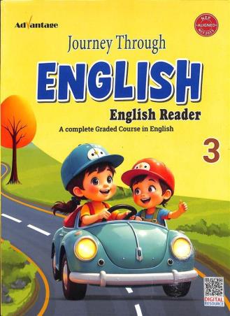 Book cover number 1 for Journey Through English Reader 3 written by Puja Bhatia published by Advantage Educational Books