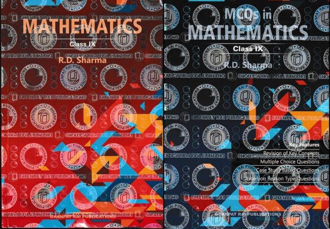 Book cover number 1 for Mathematics Class 9 With MCQs CBSE (2026 Edition) written by R. D. Sharma published by Dhanpat Rai Publications (P) Ltd.