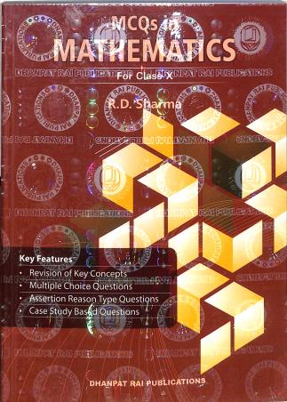 Book cover number 2 for Mathematics Class 10 With MCQs CBSE (2026 Edition) written by R. D. Sharma published by Dhanpat Rai Publications (P) Ltd.