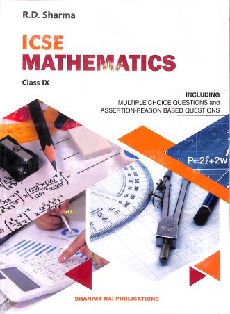 Book cover number 1 for ICSE Mathematics Class 9 (2026-27 Edition) written by R. D. Sharma published by Dhanpat Rai Publications (P) Ltd.