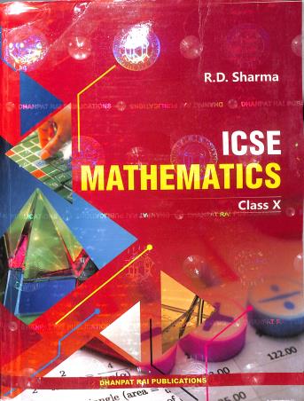 Book cover number 1 for ICSE Mathematics Class 10 (2026-27 Edition) written by R. D. Sharma published by Dhanpat Rai Publications (P) Ltd.