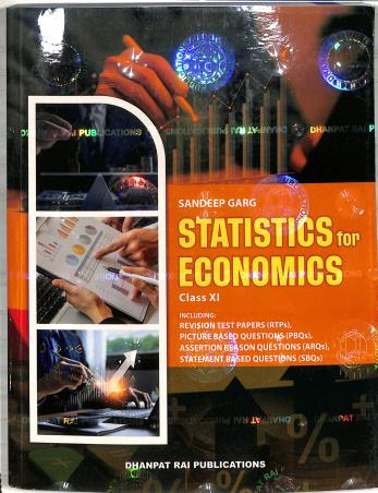 Book cover number 1 for Statistics For Economics Class 11 (2026 Edition) written by Sandeep Garg published by Dhanpat Rai Publications (P) Ltd.