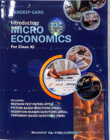 Book cover number 1 for Introductory Micro Economics Class 11 CBSE (2026 Edition) written by Sandeep Garg published by Dhanpat Rai Publications (P) Ltd.