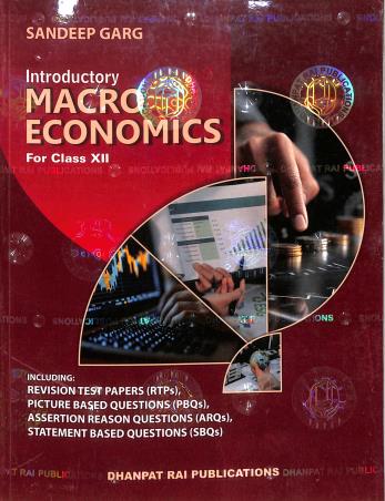 Book cover number 1 for Introductory Macro Economics Class 12 CBSE (2026 Edition) written by Sandeep Garg published by Dhanpat Rai Publications (P) Ltd.