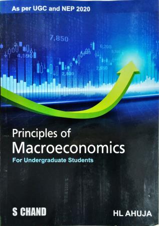 Book cover number 1 for Principles Of Macroeconomics For Undergraduate Students (NEP 2020) written by H. L. Ahuja published by S. Chand Publishing