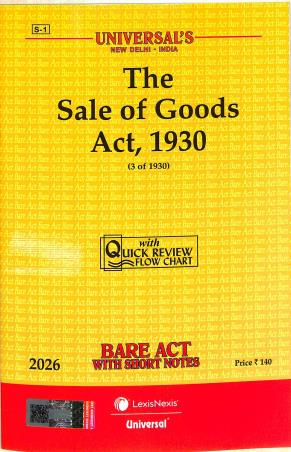 Book cover number 1 for The Sale Of Goods Act, 1930 (3 Of 1930) 2026 written by NA published by LexisNexis