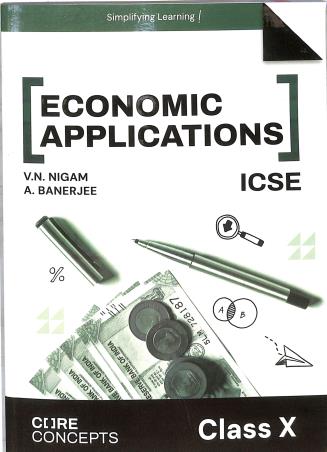 Book cover number 1 for ICSE Economic Applications 10 (2026 Edition) written by A. Banerjee, V. N. Nigam published by Oswal Publishers