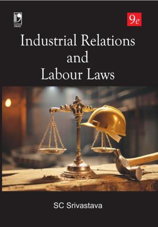 Book cover number 1 for Industrial Relations and Labour Laws written by S. C. Srivastava published by Vikas Publishing House Pvt Ltd