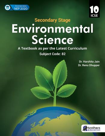 Book cover number 1 for Environmental Science ICSE 10 (NEP 2020) Secondary Stage written by NA published by Brothers Education