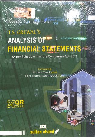 Book cover number 1 for T.S. Grewals Analysis Of Financial Statements CBSE Class 12 (2026 Edition) written by R. K. Khosla published by Sultan Chand & Sons (P) Ltd