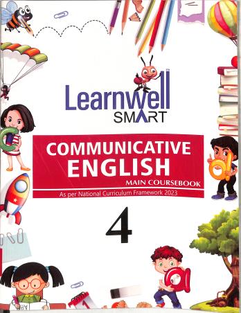 Book cover number 1 for Learnwell Smart Communicative English Main Coursebook Class 4 CBSE (NCF 2023) written by NA published by Holy Faith International (P) Ltd
