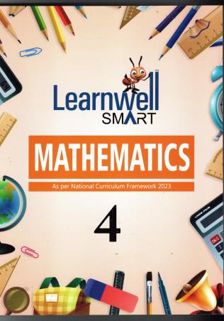 Book cover number 1 for Learnwell Smart Mathematics Class 4 Foundational Stage CBSE (NEP 2020 & NCF 2023) written by NA published by Holy Faith International (P) Ltd