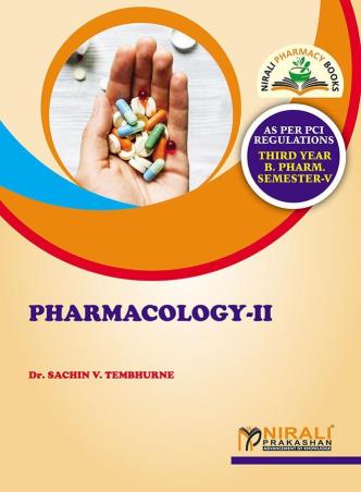 Book cover number 1 for Pharmacology 2 (3rd Year B. Pharm Semester 5) written by Sachin V. Tembhurne published by Nirali Prakashan