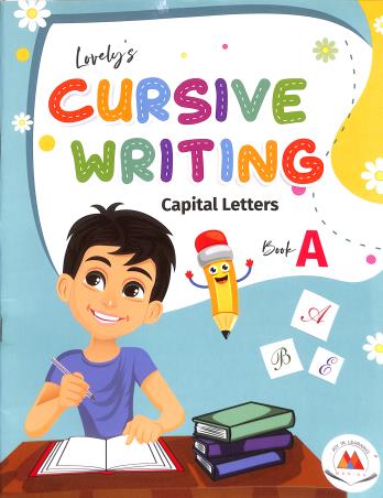 Book cover number 1 for Lovely's Cursive Writing A (Capital Letter) written by NA published by Marina Publications