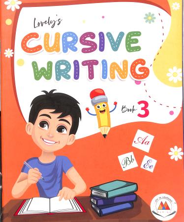Book cover number 1 for Lovely's Cursive Writing 3 written by NA published by Marina Publications