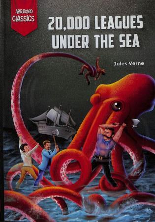 Book cover number 1 for 20,000 Leagues Under The Sea written by Jules Verne published by Holy Child Publication