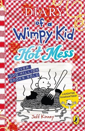 Book cover number 1 for Diary Of A Wimpy Kid 19 : Hot Mess written by Jeff Kinney published by Puffin